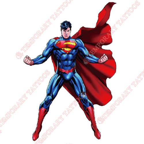 Superman Customize Temporary Tattoos Stickers NO.307